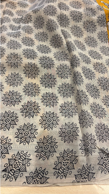 Beige Kalamkari Cotton Saree, blouse